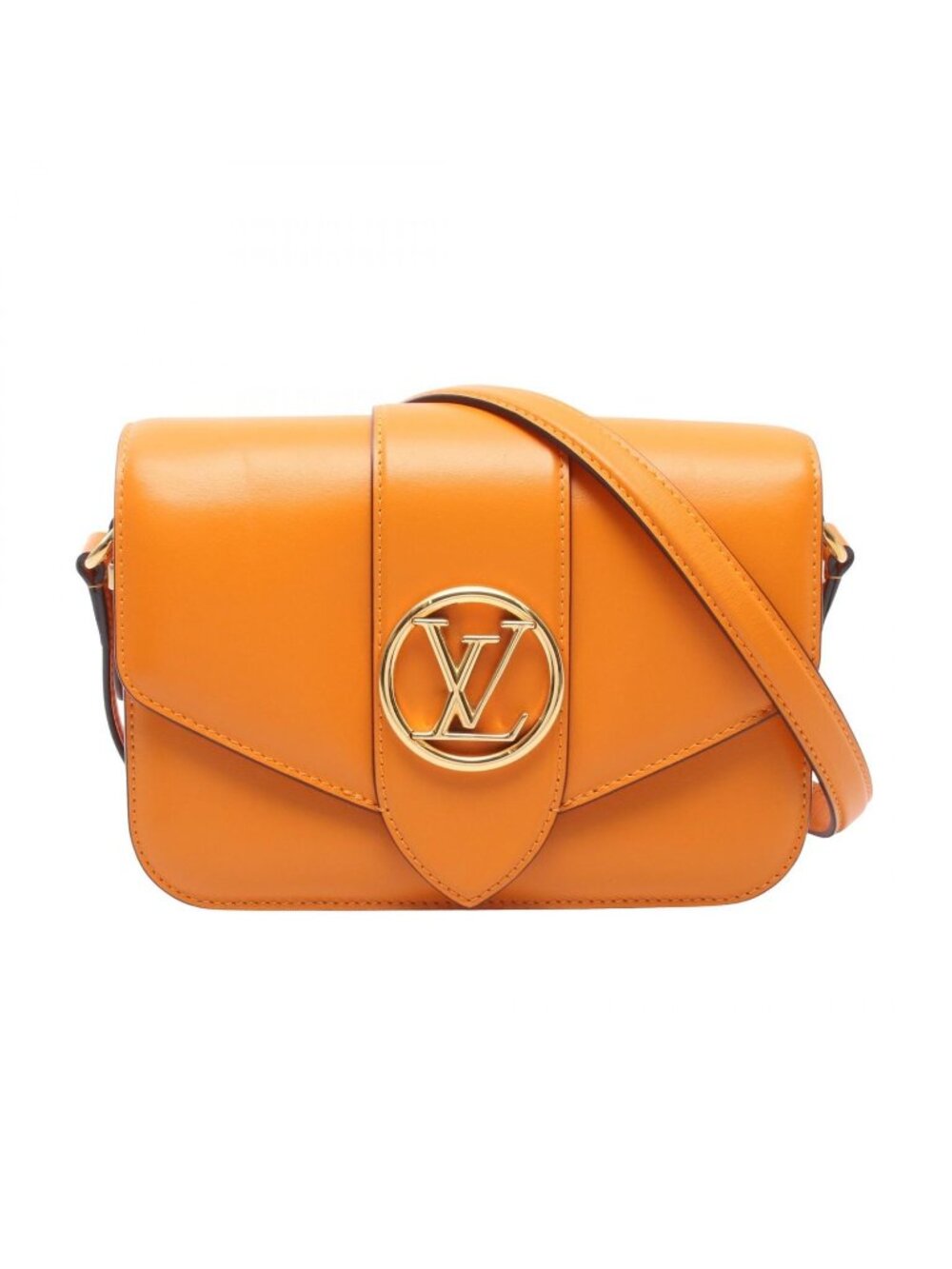 Louis Vuitton Shoulder Bag LV Pont 9 LV Neuf Summer Gold Leather